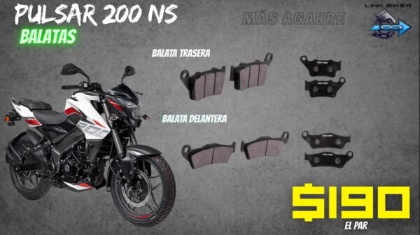 Balatas para Pulsar 200 NS | Alta Calidad