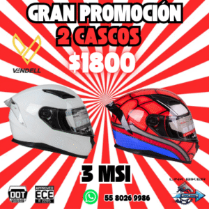 2 Cascos PROMO
